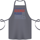 A Moment of Science Please Funny Chemistry Cotton Apron 100% Organic Steel