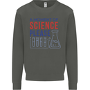 A Moment of Science Please Funny Chemistry Kids Sweatshirt Jumper Storm Grey
