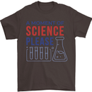 A Moment of Science Please Funny Chemistry Mens T-Shirt 100% Cotton Dark Chocolate