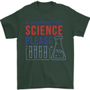 A Moment of Science Please Funny Chemistry Mens T-Shirt 100% Cotton Forest Green