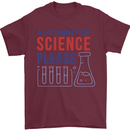 A Moment of Science Please Funny Chemistry Mens T-Shirt 100% Cotton Maroon