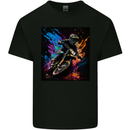 A Motocross Rider MotoX Dirt Bike Motorsports Mens Cotton T-Shirt Tee Top Black