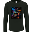 A Motocross Rider MotoX Dirt Bike Motorsports Mens Long Sleeve T-Shirt Black