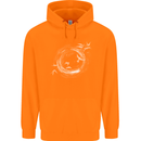 A Ring of Birds Birdwatching Birdwatcher Birding Childrens Kids Hoodie Orange