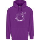 A Ring of Birds Birdwatching Birdwatcher Birding Childrens Kids Hoodie Purple