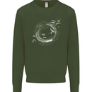 A Ring of Birds Birdwatching Birdwatcher Birding Kids Sweatshirt Jumper Forest Green