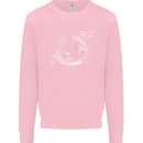 A Ring of Birds Birdwatching Birdwatcher Birding Kids Sweatshirt Jumper Light Pink
