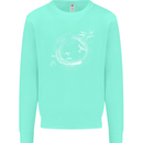 A Ring of Birds Birdwatching Birdwatcher Birding Kids Sweatshirt Jumper Peppermint