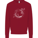 A Ring of Birds Birdwatching Birdwatcher Birding Kids Sweatshirt Jumper Red