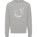 A Ring of Birds Birdwatching Birdwatcher Birding Kids Sweatshirt Jumper Sports Grey