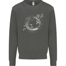 A Ring of Birds Birdwatching Birdwatcher Birding Kids Sweatshirt Jumper Storm Grey