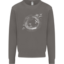 A Ring of Birds Birdwatching Birdwatcher Birding Mens Sweatshirt Jumper Charcoal