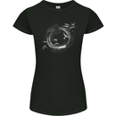 A Ring of Birds Birdwatching Birdwatcher Birding Womens Petite Cut T-Shirt Black