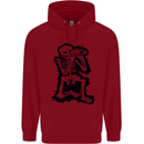 A Skeleton Photographer Photography Childrens Kids Hoodie Red