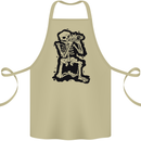 A Skeleton Photographer Photography Cotton Apron 100% Organic Khaki