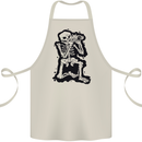 A Skeleton Photographer Photography Cotton Apron 100% Organic Natural