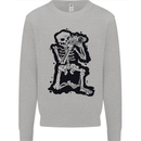 A Skeleton Photographer Photography Mens Sweatshirt Jumper Sports Grey