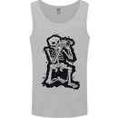 A Skeleton Photographer Photography Mens Vest Tank Top Sports Grey