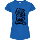 A Skeleton Photographer Photography Womens Petite Cut T-Shirt Royal Blue