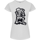 A Skeleton Photographer Photography Womens Petite Cut T-Shirt White