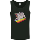 A Unicorn Pug Dog Mens Vest Tank Top Black