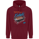 Abs Kebabs Funny Gym Overweight Fat Mens 80% Cotton Hoodie Maroon