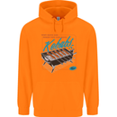 Abs Kebabs Funny Gym Overweight Fat Mens 80% Cotton Hoodie Orange