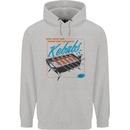 Abs Kebabs Funny Gym Overweight Fat Mens 80% Cotton Hoodie Sports Grey