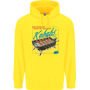 Abs Kebabs Funny Gym Overweight Fat Mens 80% Cotton Hoodie Yellow