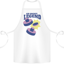 Air Hockey Legend Funny Cotton Apron 100% Organic White