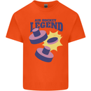 Air Hockey Legend Funny Mens Cotton T-Shirt Tee Top Orange