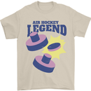 Air Hockey Legend Funny Mens T-Shirt 100% Cotton Sand