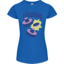 Air Hockey Legend Funny Womens Petite Cut T-Shirt Royal Blue