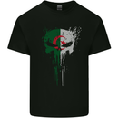 Algeria Skull Gym Training Bodybuilding Kids T-Shirt Childrens Black