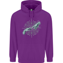 Alien Creation of Adam Parody UFO Childrens Kids Hoodie Purple