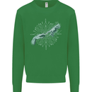 Alien Creation of Adam Parody UFO Kids Sweatshirt Jumper Irish Green