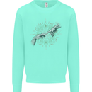 Alien Creation of Adam Parody UFO Kids Sweatshirt Jumper Peppermint