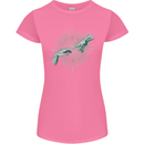 Alien Creation of Adam Parody UFO Womens Petite Cut T-Shirt Azalea