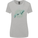 Alien Creation of Adam Parody UFO Womens Wider Cut T-Shirt Sports Grey