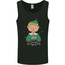 Always Hungry Elf Funny Christmas Food Xmas Mens Vest Tank Top Black