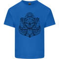 Anchor Skull Sailor Sailing Captain Pirate Ship Kids T-Shirt Childrens Royal Blue
