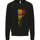 Andorra Skull Gym Training Bodybuilding Mens Sweatshirt Jumper Black