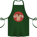 Angry Mom New Baby Pregnancy Pregnant Cotton Apron 100% Organic Forest Green