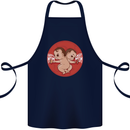 Angry Mom New Baby Pregnancy Pregnant Cotton Apron 100% Organic Navy Blue