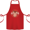 Angry Mom New Baby Pregnancy Pregnant Cotton Apron 100% Organic Red