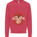 Angry Mom New Baby Pregnancy Pregnant Kids Sweatshirt Jumper Heliconia