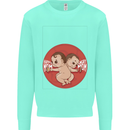 Angry Mom New Baby Pregnancy Pregnant Kids Sweatshirt Jumper Peppermint