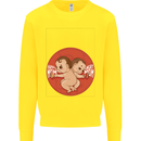 Angry Mom New Baby Pregnancy Pregnant Kids Sweatshirt Jumper Yellow