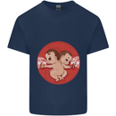 Angry Mom New Baby Pregnancy Pregnant Kids T-Shirt Childrens Navy Blue
