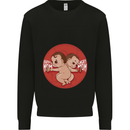 Angry Mom New Baby Pregnancy Pregnant Mens Sweatshirt Jumper Black